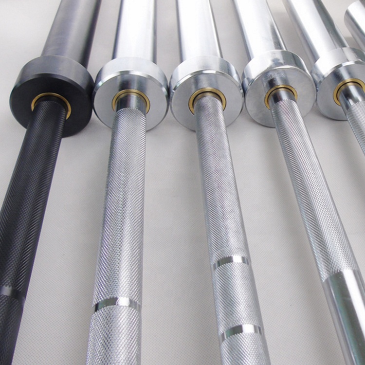 Olympic Barbell 20Kg - 2200mm Solid Chrome Barbell Weight Bar