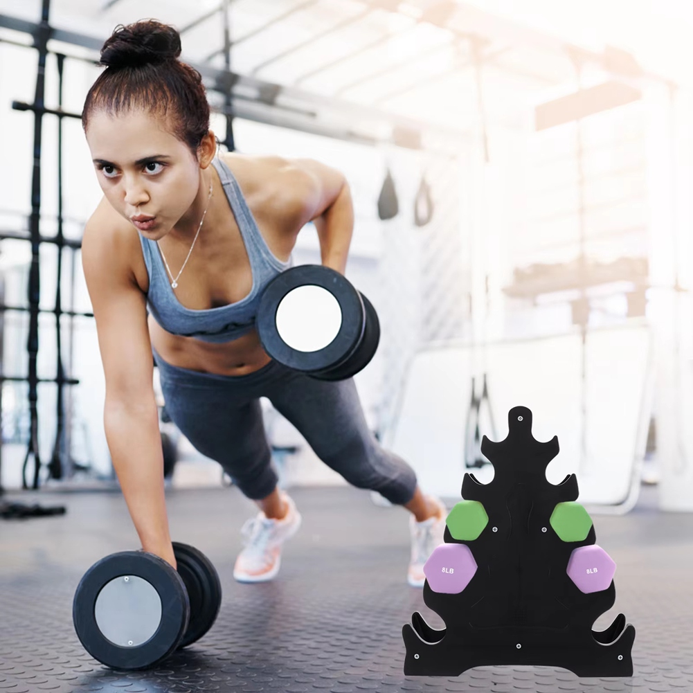Home Gym Budget - Budget-Friendly Dumbbell Rack Stand Compact A-Frame