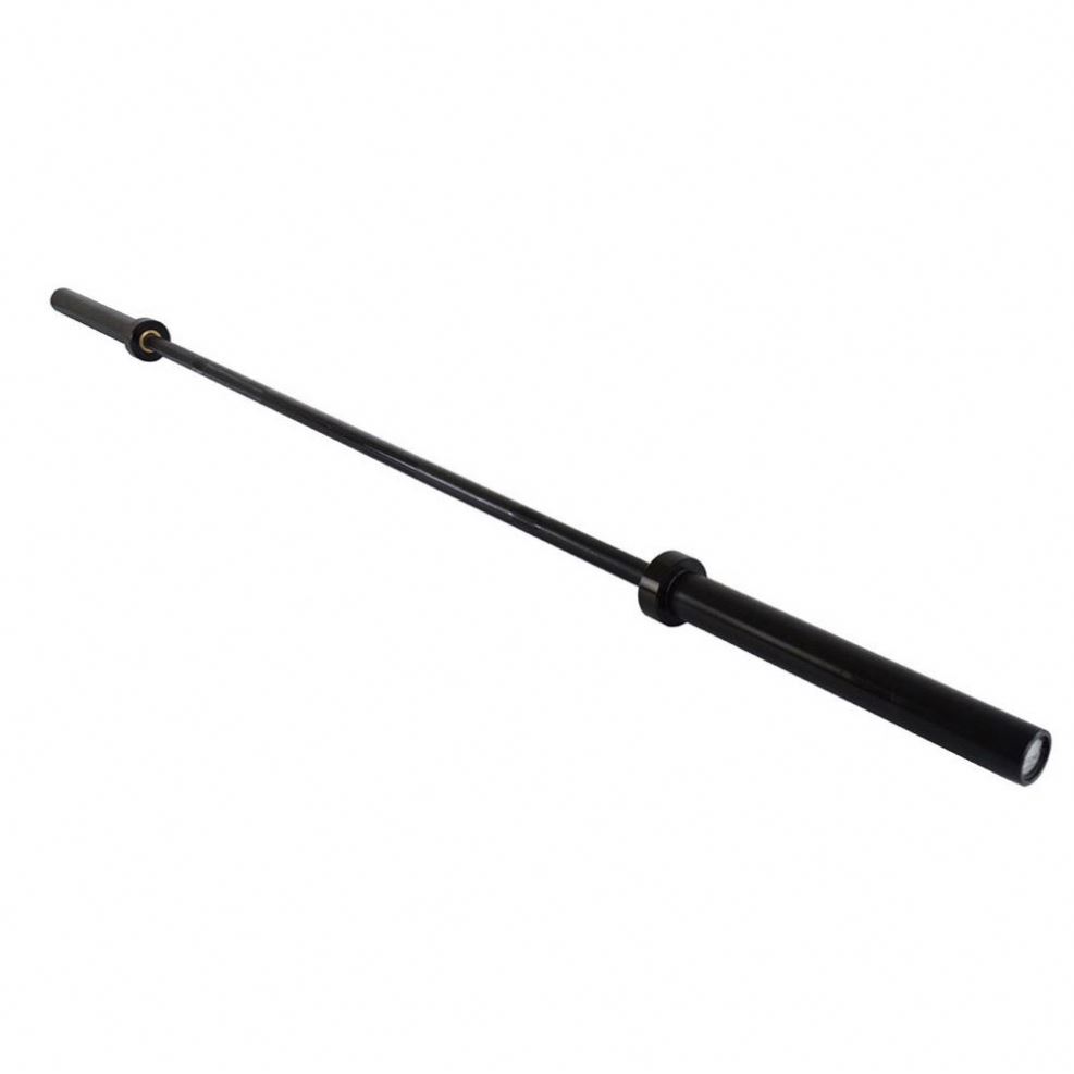 Olympic Barbell 20Kg - Black Color Stainless Steel 2.2M 20Kg