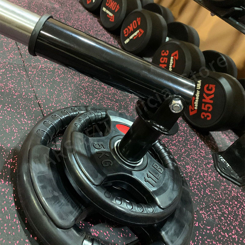 Olympic Barbell 20Kg - Fitness T-Bar with Rowing Handle&V-Bar Attachment-360