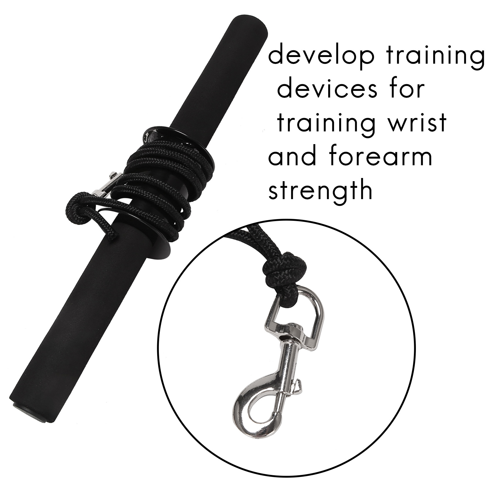 Wrist Roller Exerciser Trainer - огляд і ціна Wrist Roller Forearm