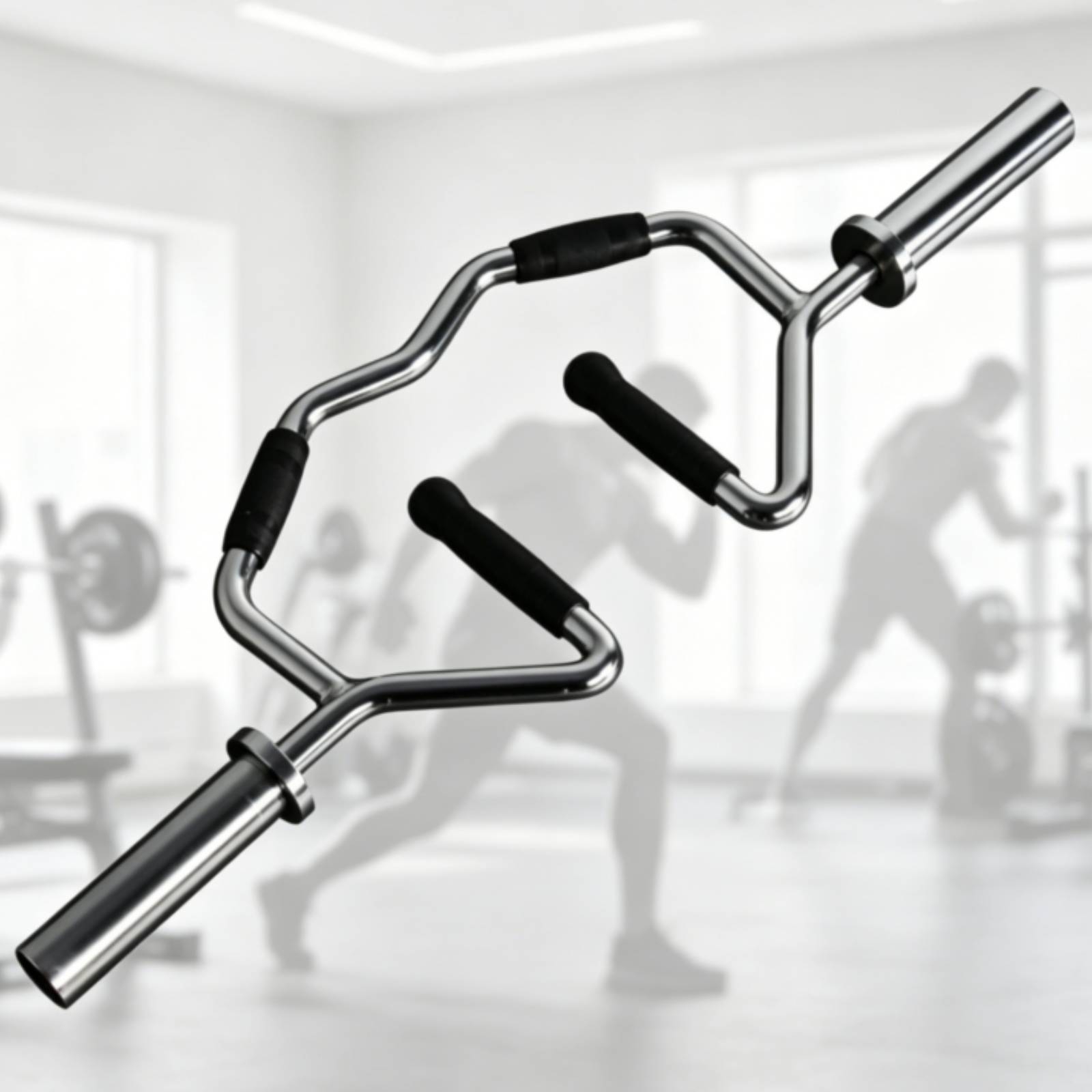 Triceps Barbell Bar Chrome-Fin - огляд і ціна Olympic Barbell 20Kg