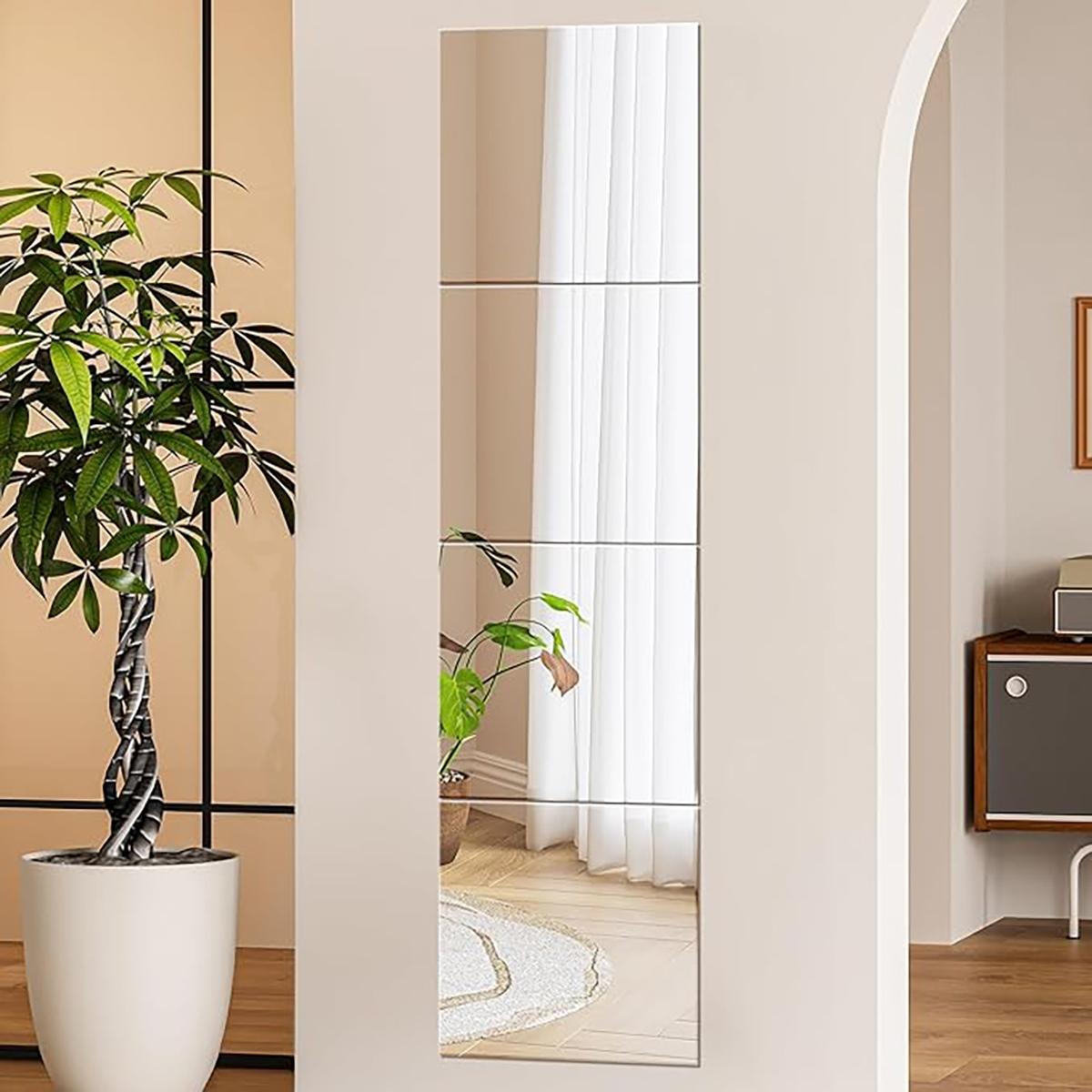 4Pcs Acrylic Mirror Wall Stick - огляд і ціна Home Gym Options