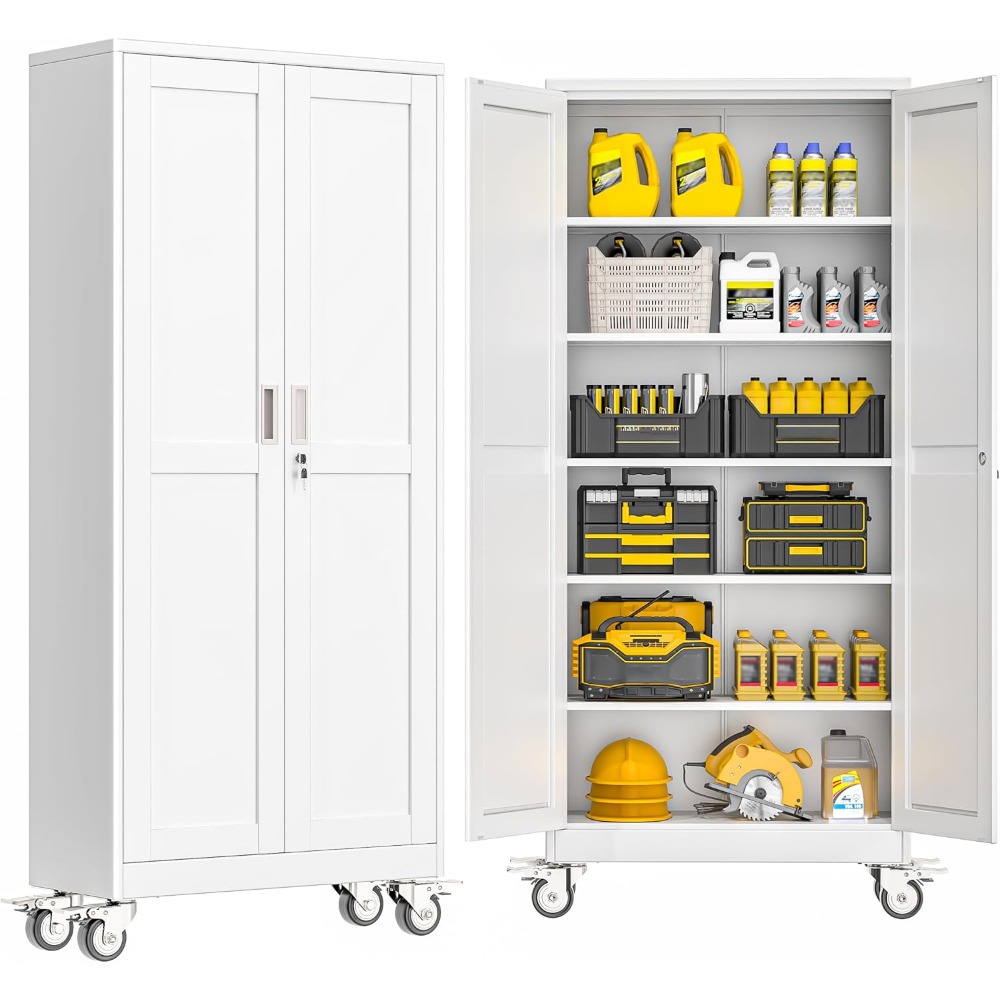 Lockable 75” Steel Tool Cabine - огляд і ціна Home Gym In Garage