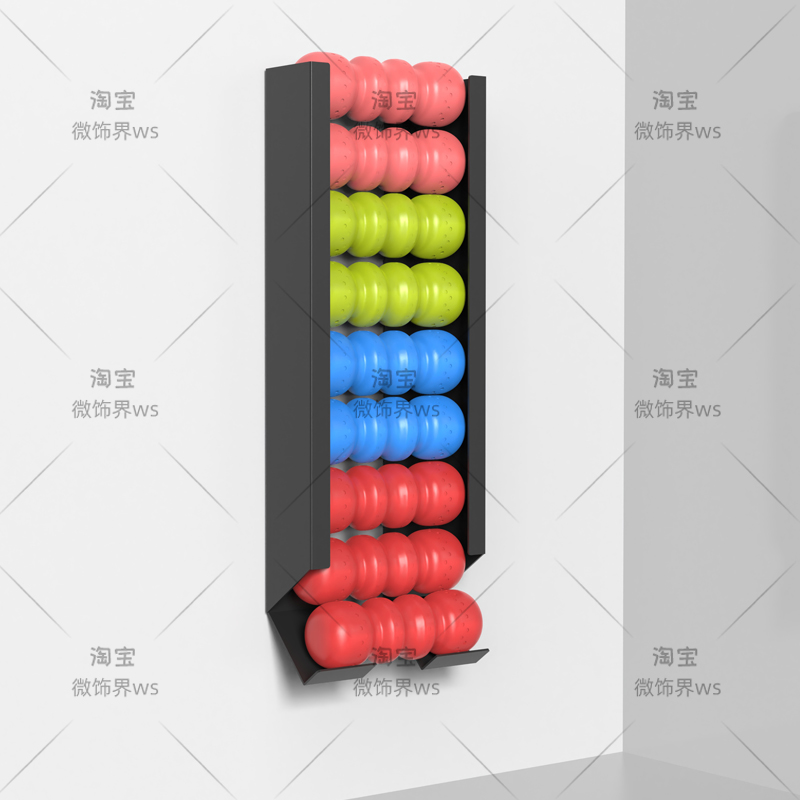 ‌Wall Mounted Sports Ball Rack - огляд і ціна Home Gym Yoga Storage