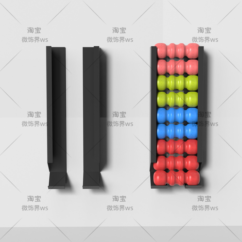 ‌Wall Mounted Sports Ball Rack - огляд і ціна Home Gym Yoga Storage