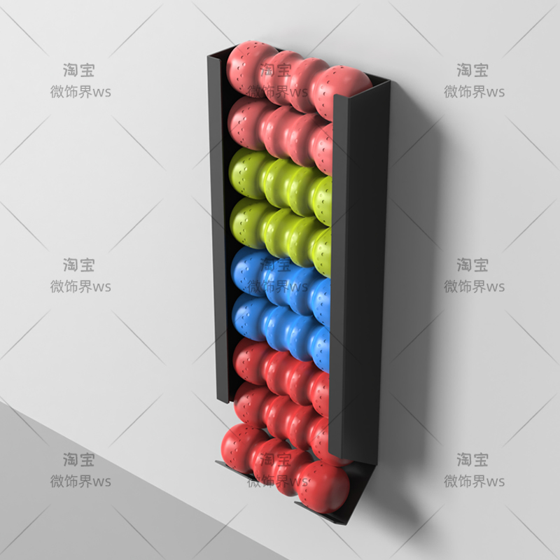 ‌Wall Mounted Sports Ball Rack - огляд і ціна Home Gym Yoga Storage