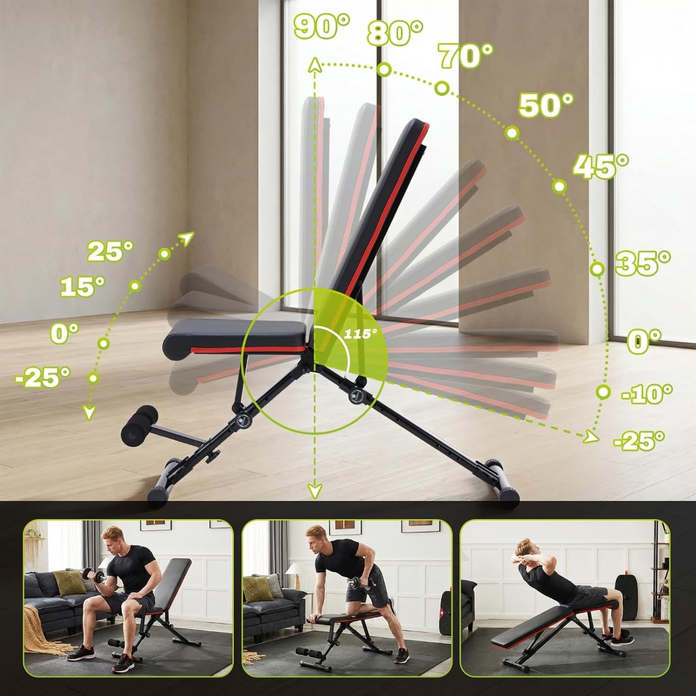 Adjustable Weight Bench for Fu - огляд і ціна Adjustable Weight Bench