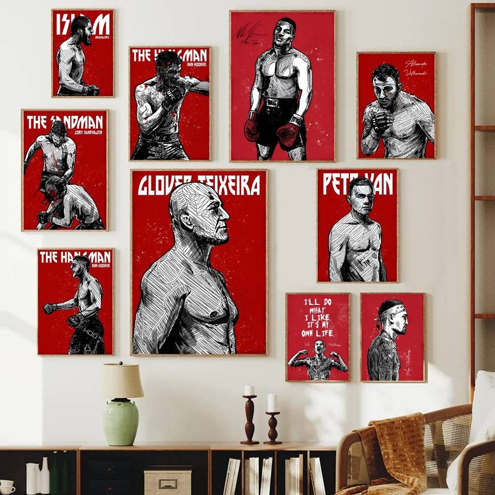 Combat Athlete Paper Poster Gr - огляд і ціна Home Gym In Garage