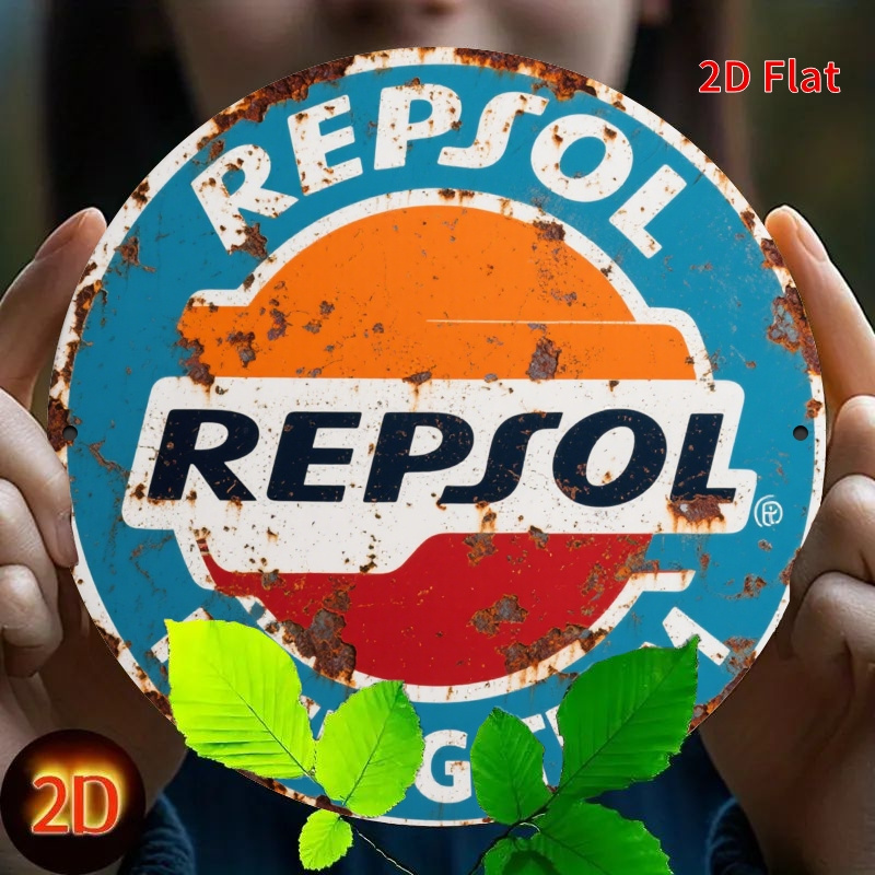 2D Flat, 1pc Vintage REPSOL Lo - огляд і ціна Home Gym In Garage