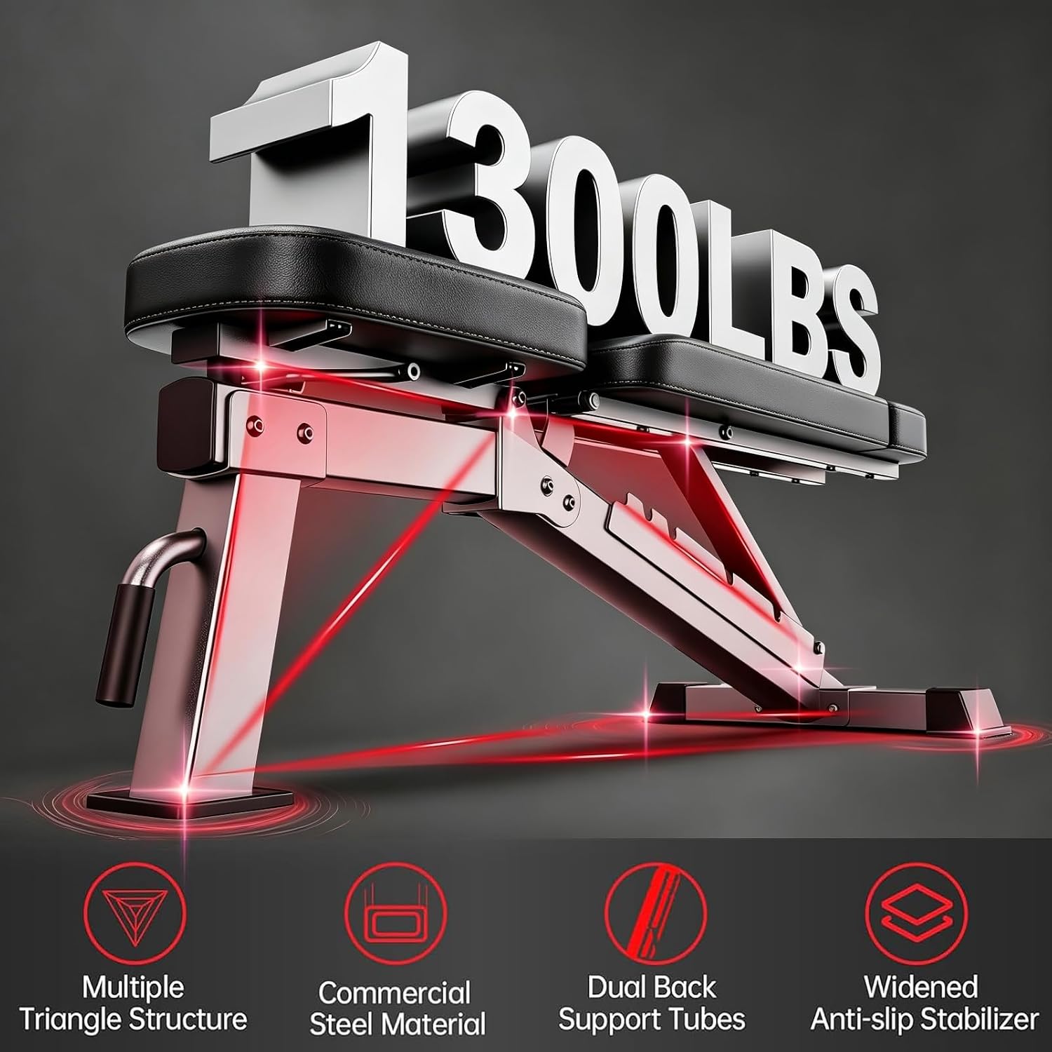 Adjustable Weight Bench 1300LB - огляд і ціна Adjustable Weight Bench