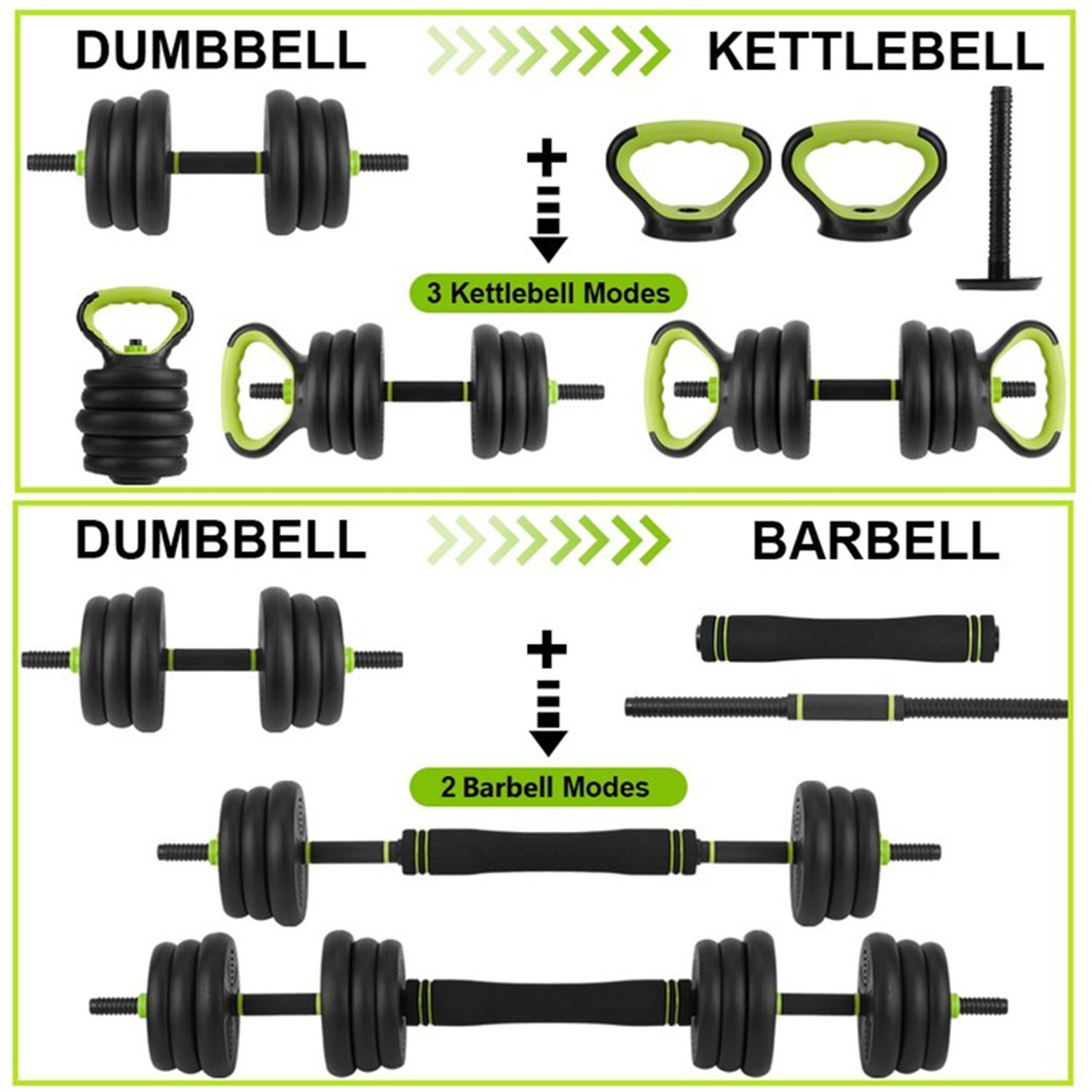 4 in 1 Adjustable Dumbbell Set - огляд і ціна Home Gym Options