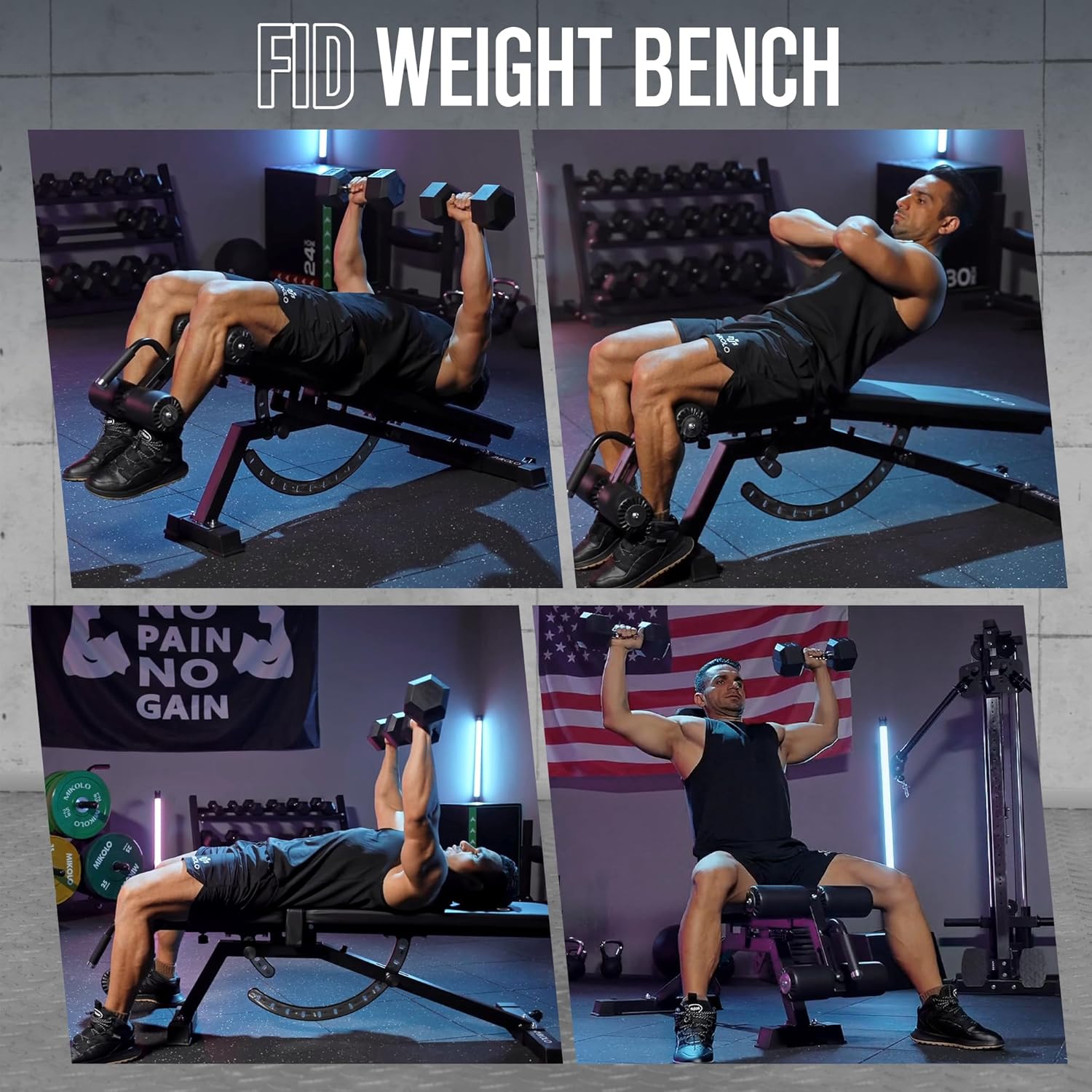 Home Gym Weight Bench - Steel  - огляд і ціна Adjustable Weight Bench