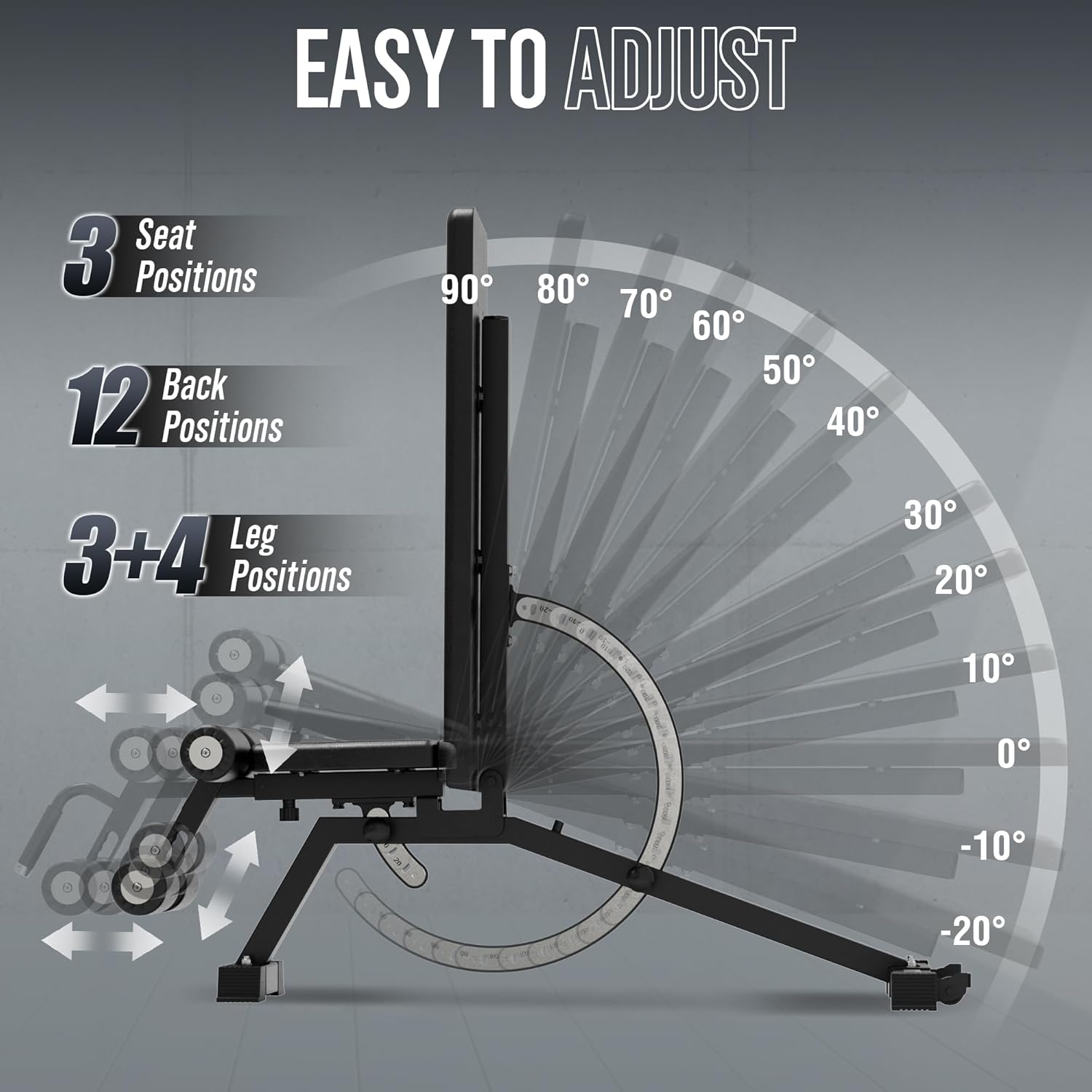 Home Gym Weight Bench - Steel  - огляд і ціна Adjustable Weight Bench