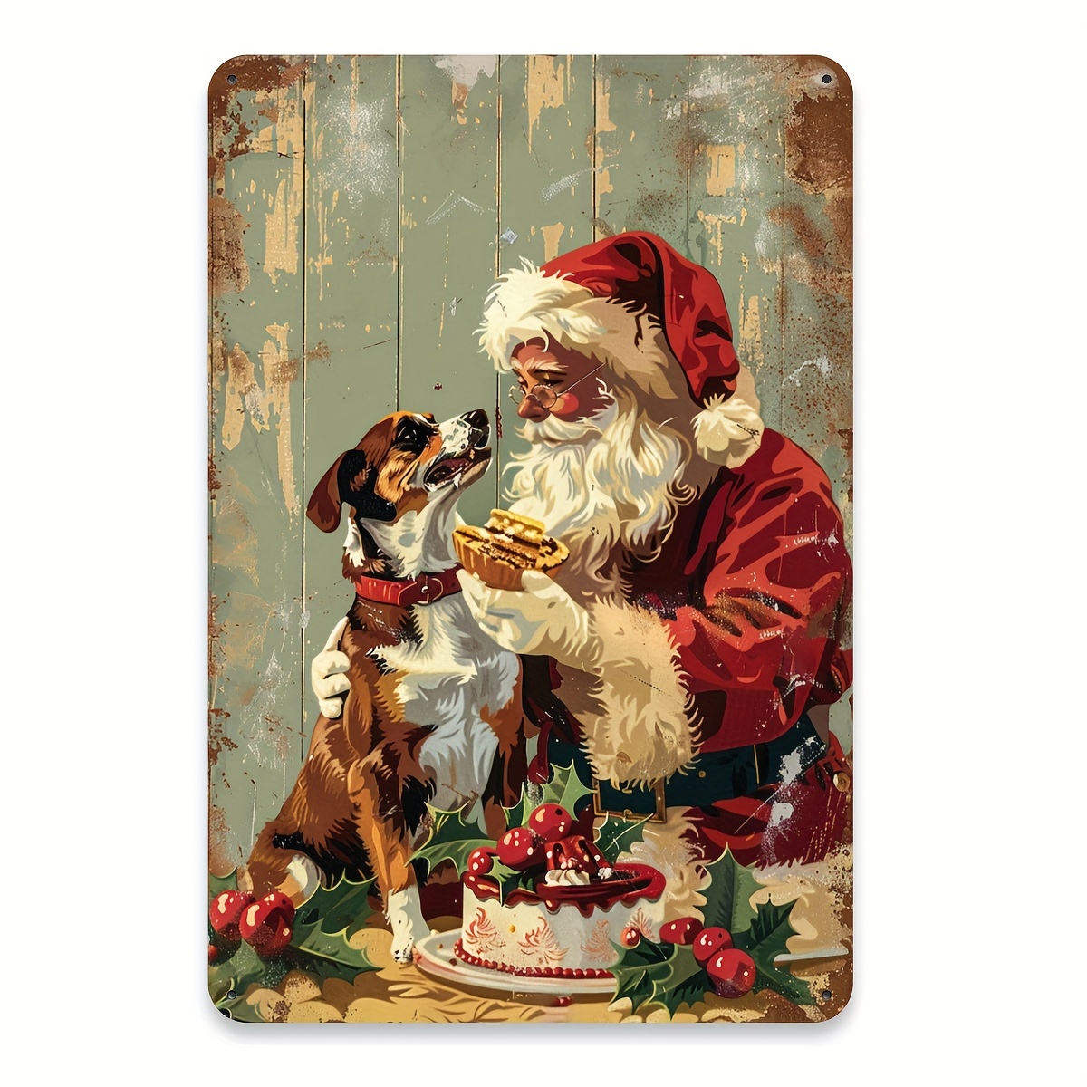 Vintage Christmas Santa and Do - огляд і ціна Home Gym In Garage