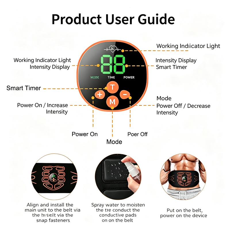 Abdominal Toning Belt Smart Ab - огляд і ціна Home Gym Garden