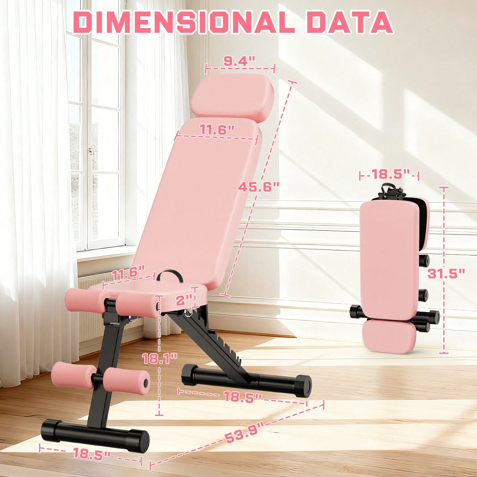 GIKPAL 9 Positions Adjustable  - огляд і ціна Adjustable Weight Bench