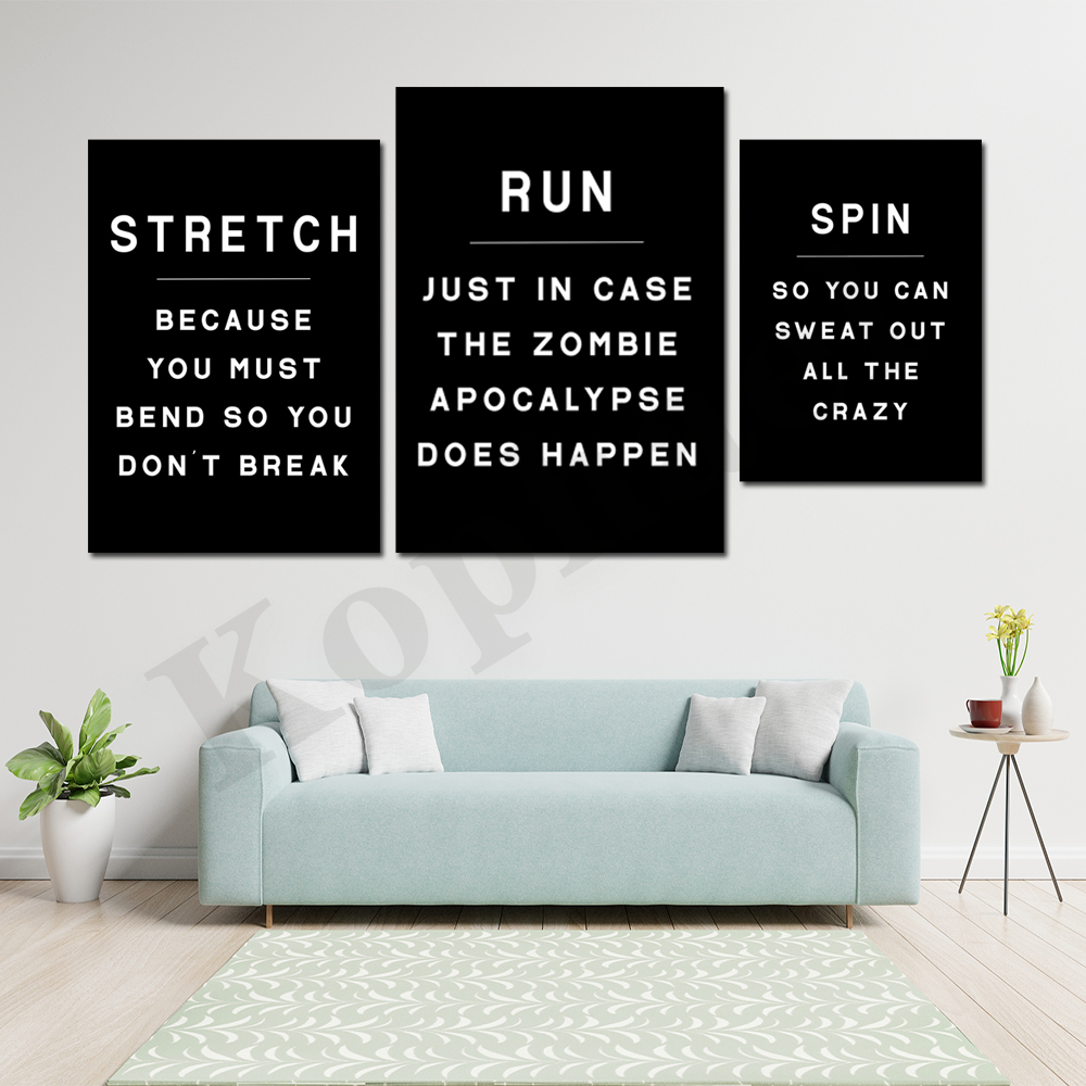 Gym wall art | home gym decor  - огляд і ціна Home Gym Minimalist